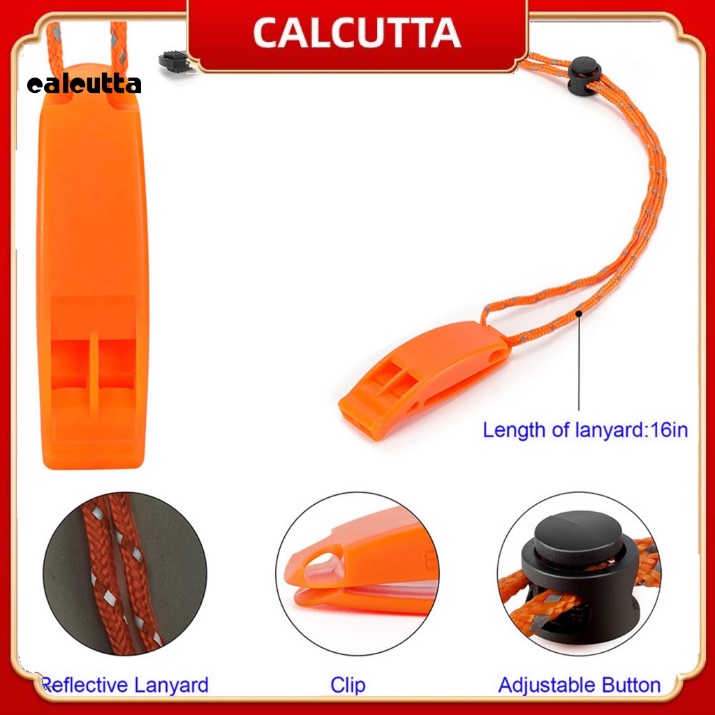 Set 6 Còi Thổi Khẩn Cấp Với Thiết Kế Cong Tiện Dụng Cho Hoạt Động Ngoài Trời