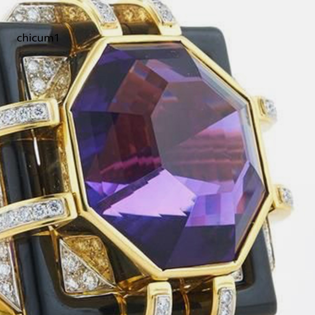 Nhẫn Đính Pha Lê Giả Nhiều Kích Cỡ Thanh Lịch Cho Nữ Mặc Hàng Ngày