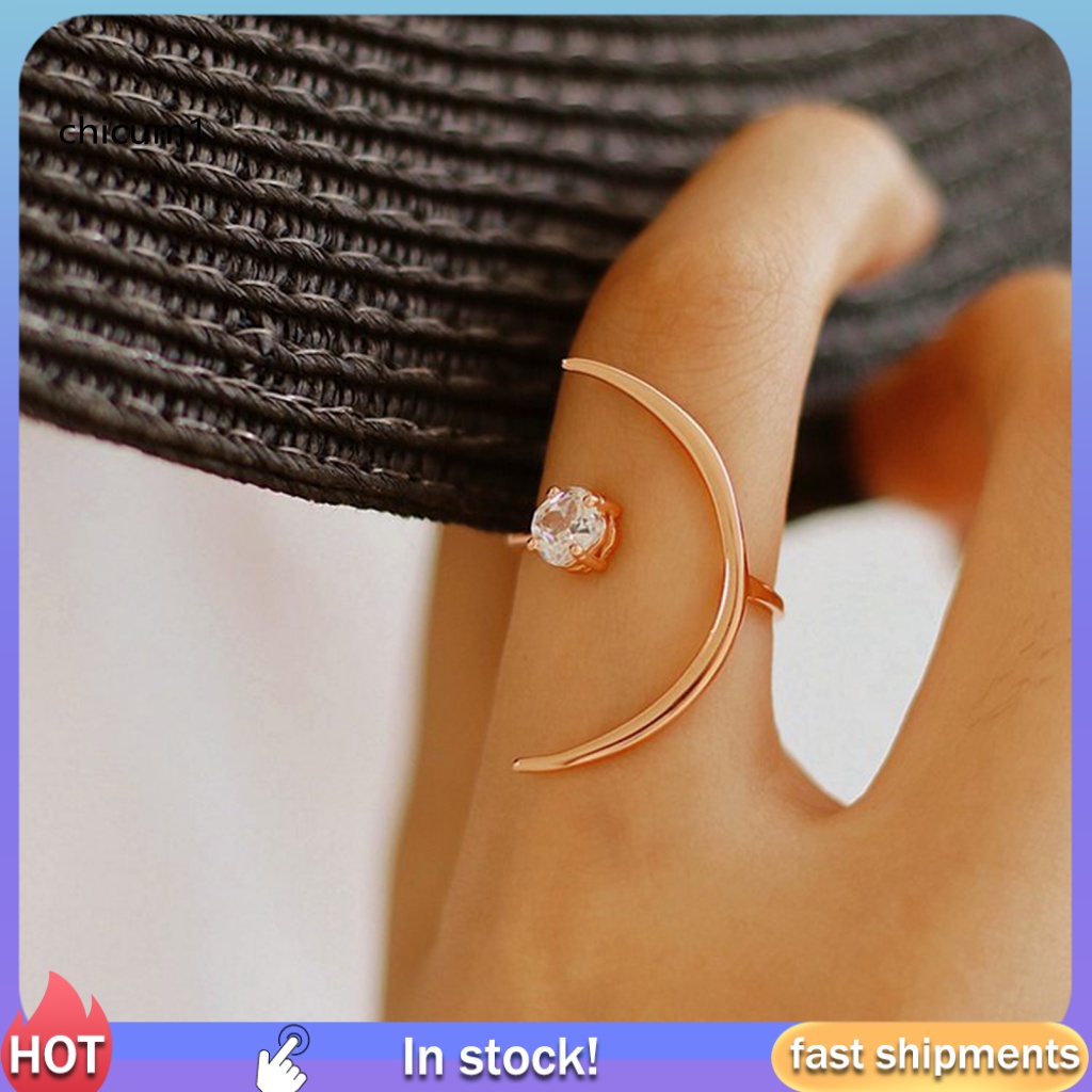 Nhẫn Hở Mạ Điện Có Thể Điều Chỉnh Kích Cỡ Thời Trang Dành Cho Nữ