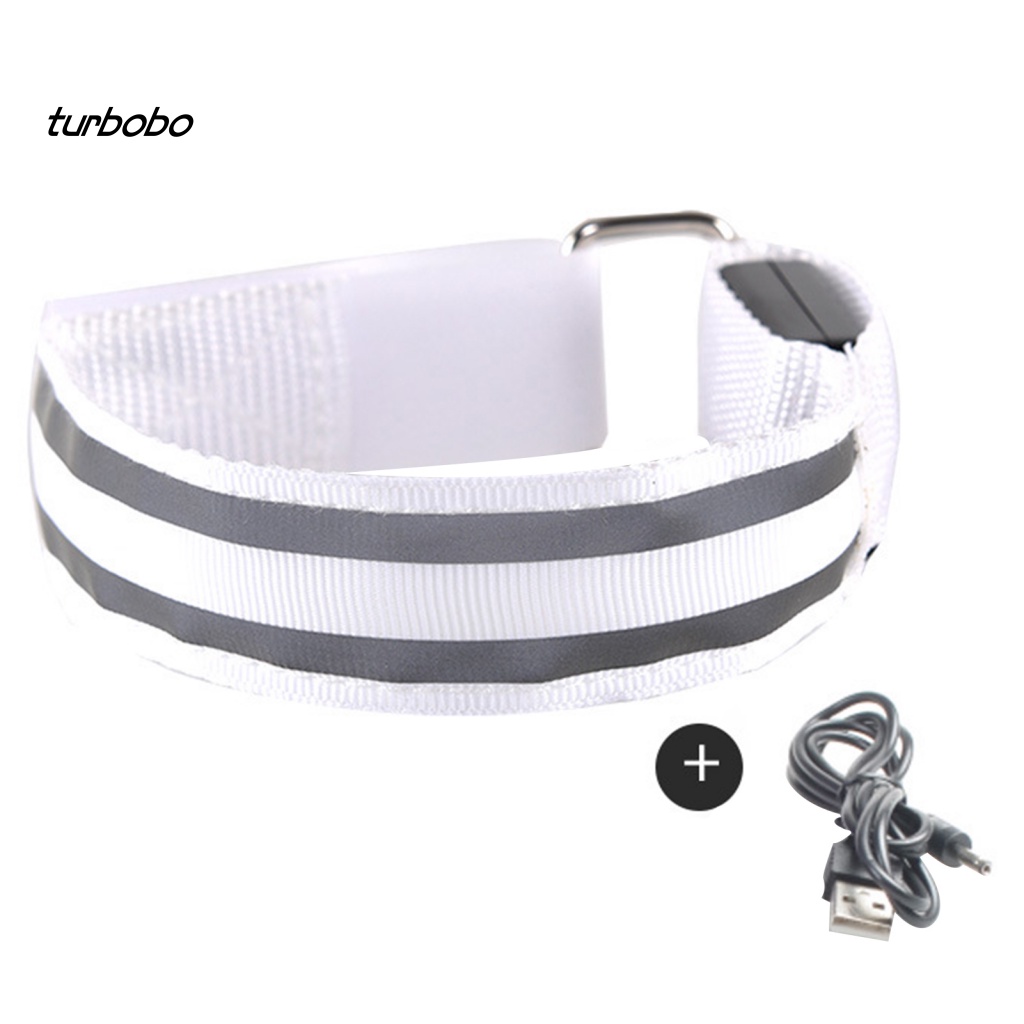 Vòng Đeo Cánh Tay Chạy Bộ Có Đèn LED Phản Quang Tiện Dụng