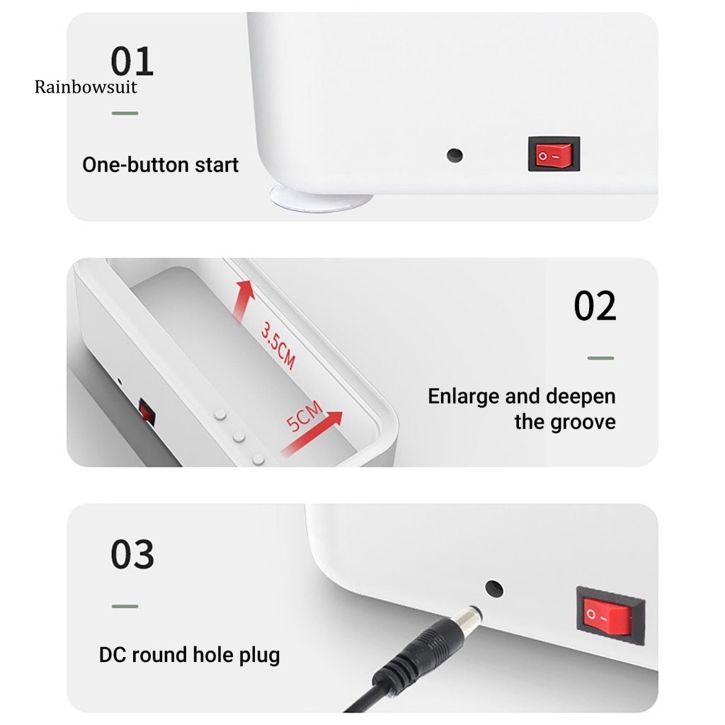 Dụng Cụ Vệ Sinh Mắt Kính Mini Bằng Sóng Siêu Âm Không Gây Tiếng Ồn