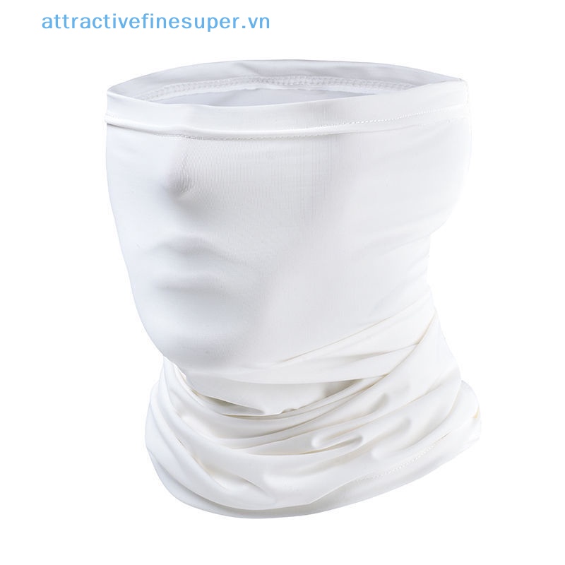 Afs Khăn Trùm Mặt Bằng Lụa Lạnh Chống Tia UV Dùng Khi Đi Xe Đạp / Đi Bộ Đường Dài