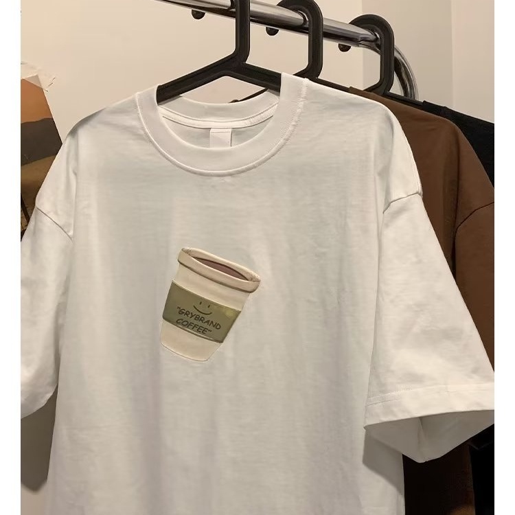 Áo Thun Tay Ngắn Dáng Rộng Phong Cách Nhật Bản Thời Trang Cho Nữ