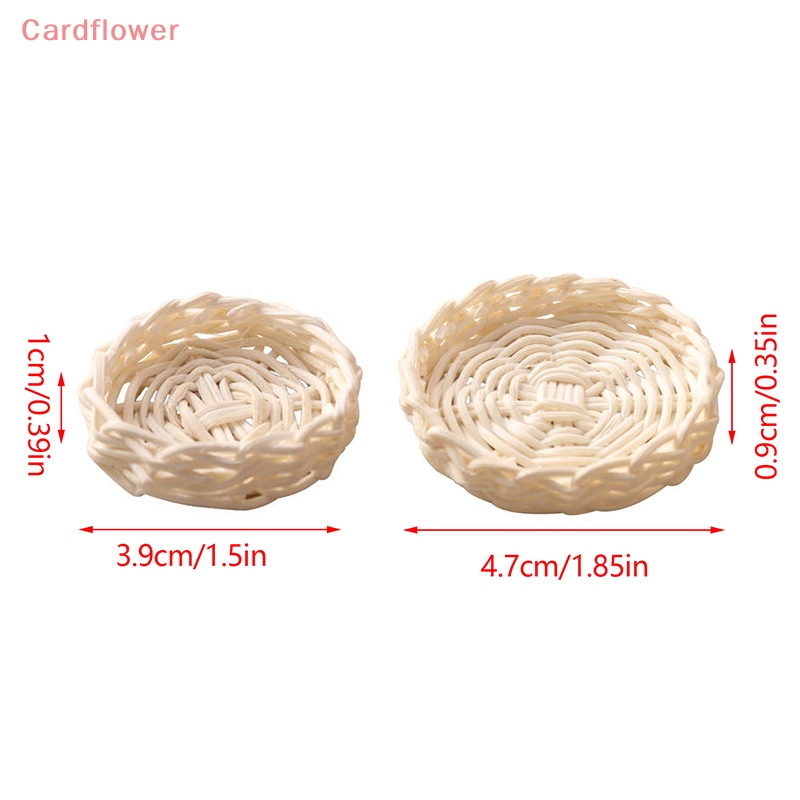 Giỏ Đựng Trái Cây / Thức Ăn Trang Trí Nhà Búp Bê 1: 12 Mới