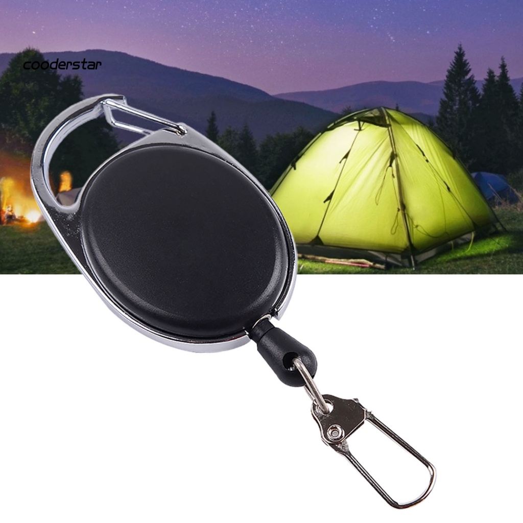 Móc Chìa Khóa Bằng Dây Nylon Bền Chống Thất Lạc Có Thể Thu Gọn