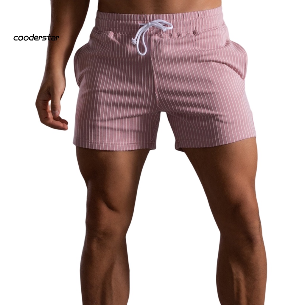 Quần Short Lưng Thun Dây Rút Co Giãn Phối Túi Phong Cách Thể Thao Thời Trang Mùa Hè Cho Nam