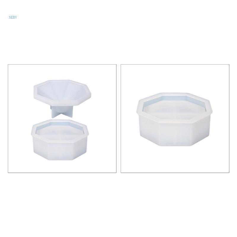Khuôn Silicone Làm Hộp Đựng Trang Sức Có Nắp Đậy Tiện Dụng