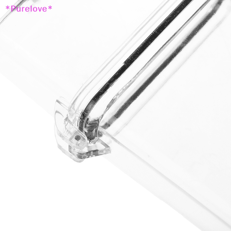 Hộp Đựng Tiền / Thẻ / Chìa Khóa Phân Loại Bằng Nhựa Trong Suốt Chống Thấm Nước Mới