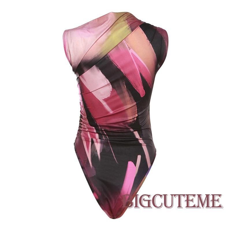 Áo Liền Quần Không Tay Nhuộm Màu Thời Trang Mùa Hè Cho Nữ