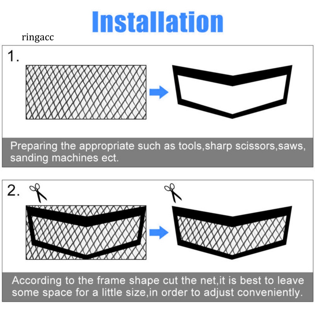 Lưới Tản Nhiệt RGA Hợp Kim Nhôm Chống Bụi Thông Dụng Có Thể Điều Chỉnh Cho Xe Hơi