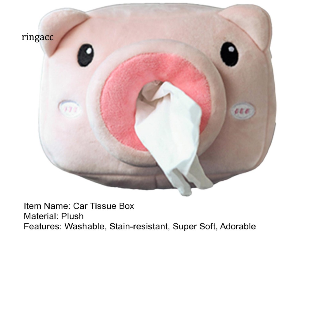 Rga Hộp Đựng Khăn Giấy Co Giãn Có Khóa Kéo Hình Cá Voi Khủng Long Đáng Yêu Cho Xe Hơi