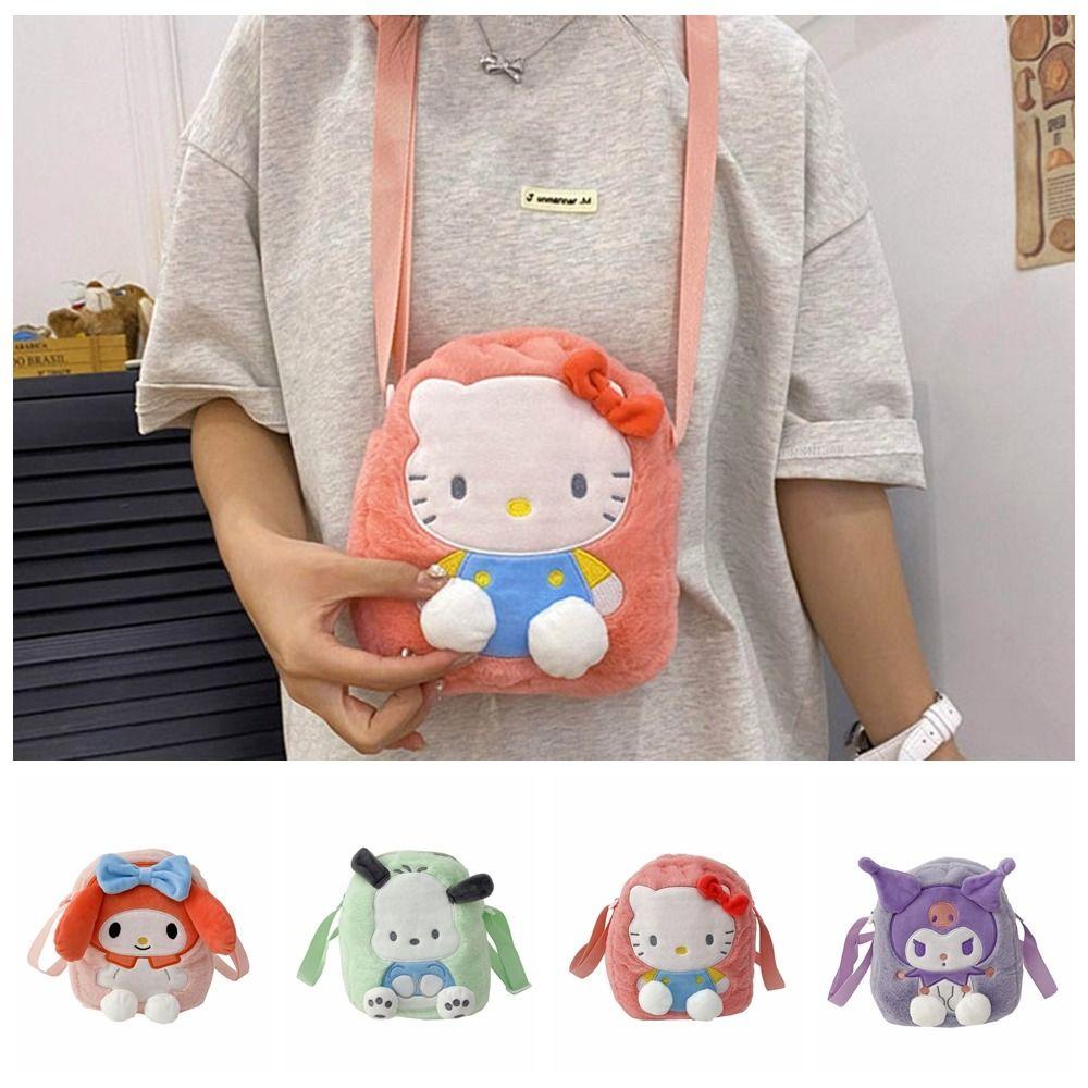Shanhai Túi Đeo Vai Đựng Điện Thoại Hình melody cinnamoroll kuromi Dễ Thương