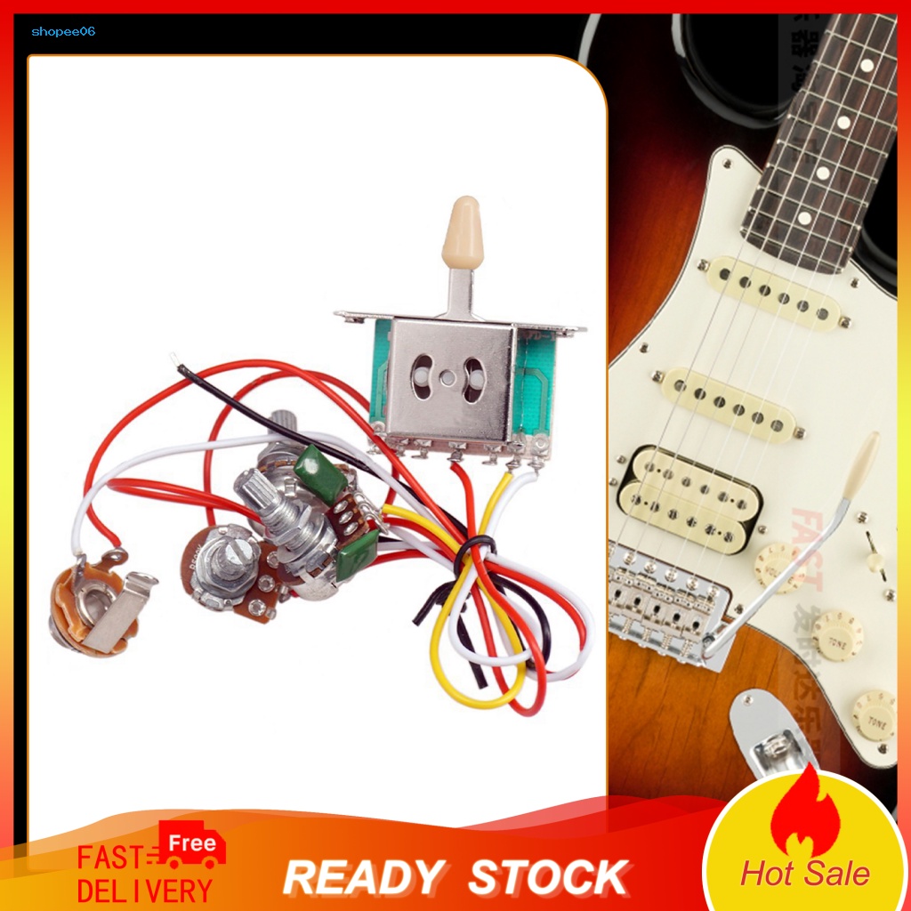 Bộ Dây Mạch Điều Khiển Âm Lượng Bằng Kim Loại Cho Đàn Guitar Điện