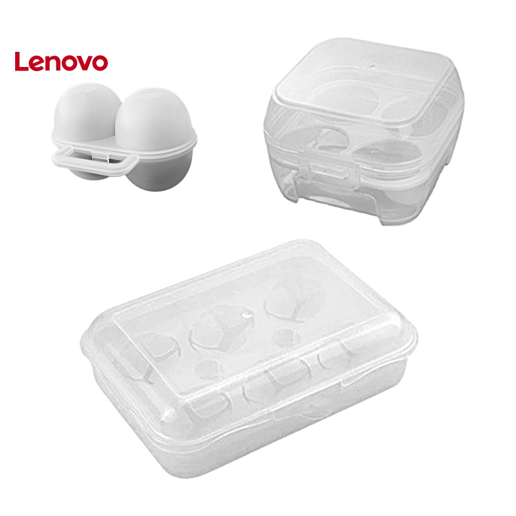 Hộp Đựng Trứng 2 / 4 / 6 Ngăn Trong Suốt Chống Rơi Chống Sốc Tiện Dụng Mang Theo Du Lịch Dã Ngoại