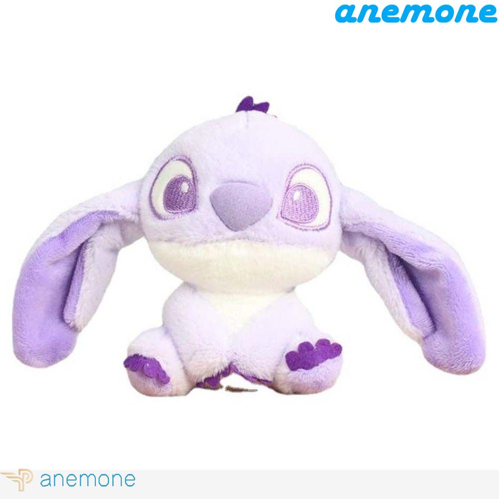 ANEMONE Móc Khóa Búp Bê Nhồi Bông Hình Stitch Dễ Thương