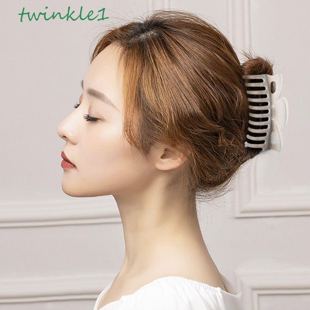 TWINKLE Kẹp Tóc Càng Cua Kiểu Dáng Đơn Giản Ngọt Ngào Cho Nữ