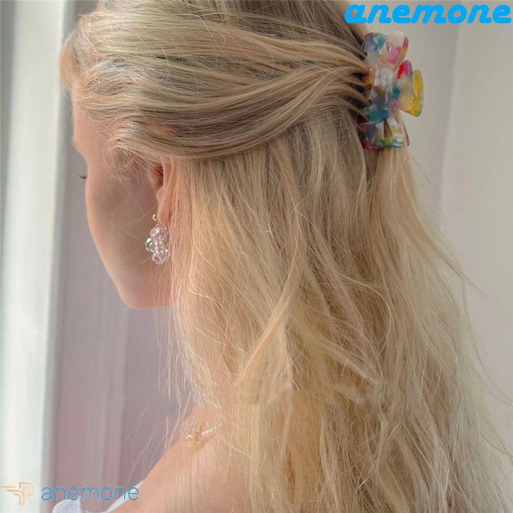 ANEMONE Kẹp Tóc Màu Sắc Cầu Vồng Xinh Xắn Cho Nữ