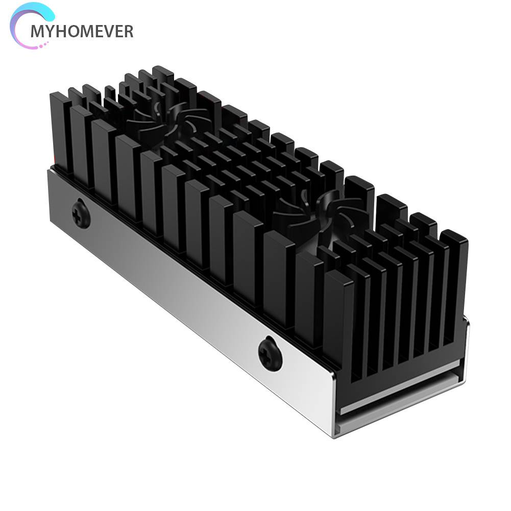 Quạt Tản Nhiệt Kép M.2 NVME SSD 13MM Bằng Hợp Kim Nhôm 2280