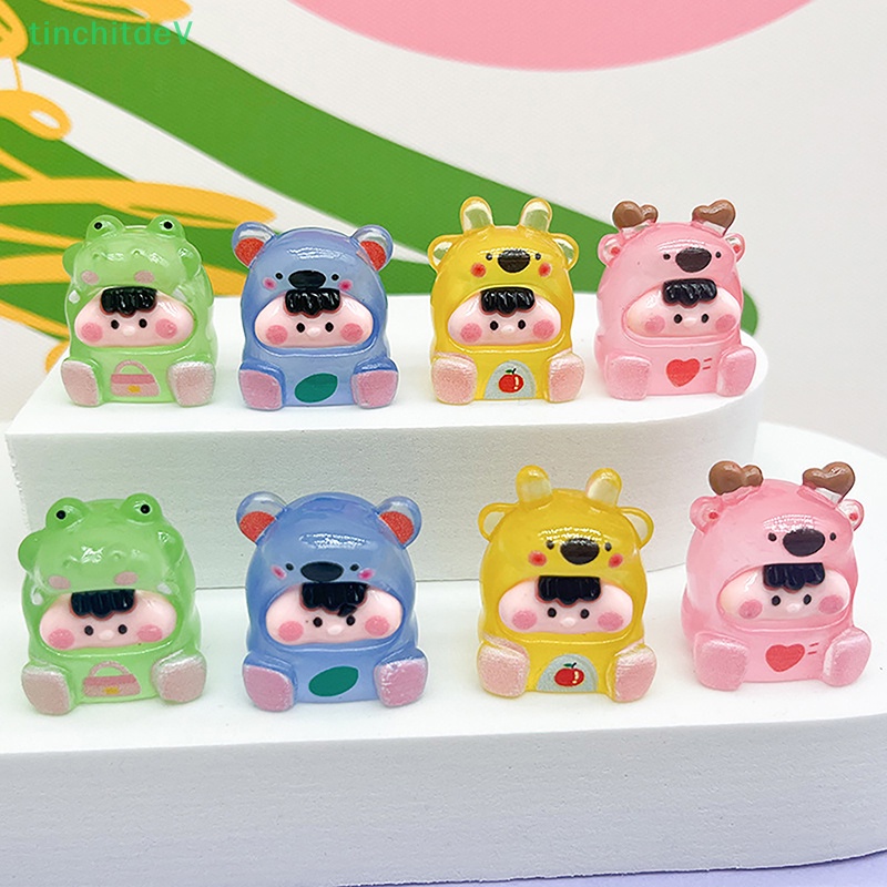 [TinchitdeV] Phụ Kiện Trang Sức Gel Dạ Quang Hình Thú Cưng May Mắn Mini Dễ Thương Sáng Tạo Dùng Để Trang Trí Xe Hơi / Làm Quà Tặng DIY