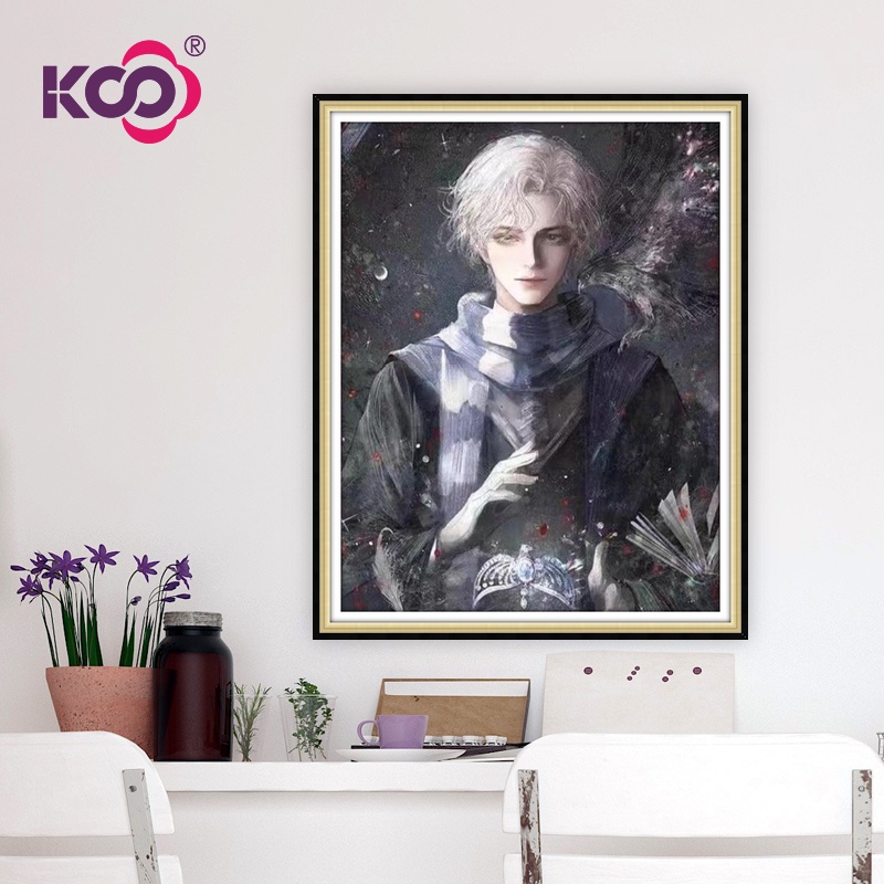 Bộ Tranh Đính Đá 5D Tự Làm 30x40cm / 40x50cm / 50x60cm Hình Harry Potter Trang Trí Nhà Cửa