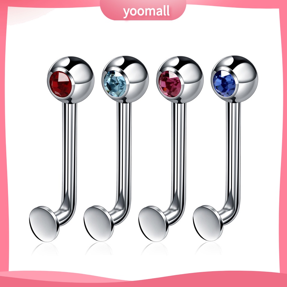 1 Khuyên Xỏ Cơ Thể Thời Trang Bằng Thép Không Gỉ
