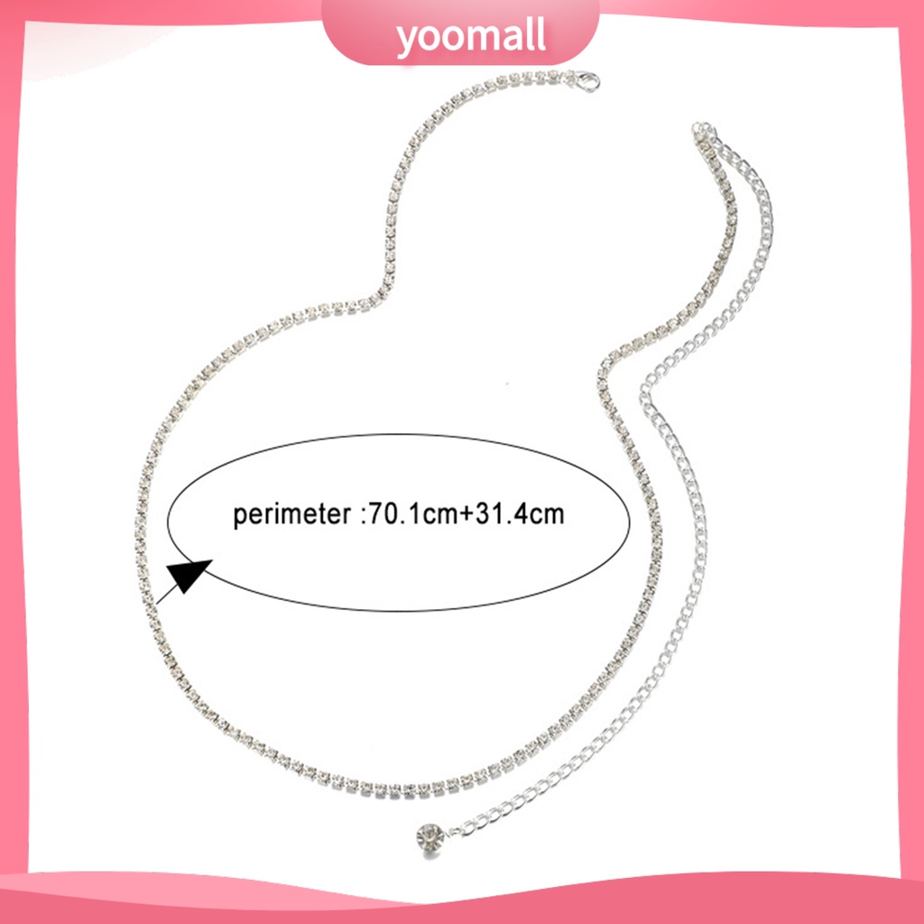 Thắt Lưng Một Lớp Bằng Kim Loại Đính Đá Thời Trang Đi Biển Mùa Hè