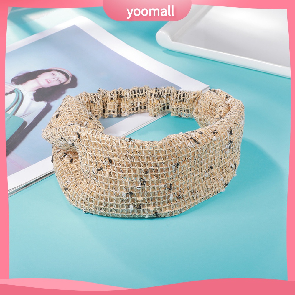 Băng Đô Cài Tóc Rửa Mặt Co Giãn Hình Hoa Thời Trang Cho Nữ