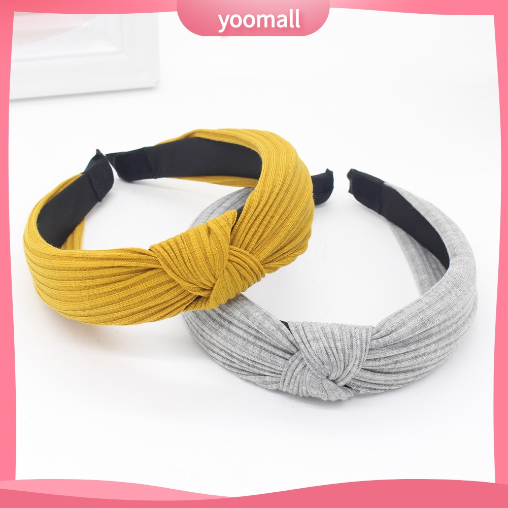 Cài Tóc Vải Mềm Thắt Nơ Xoắn Dành Cho Nữ