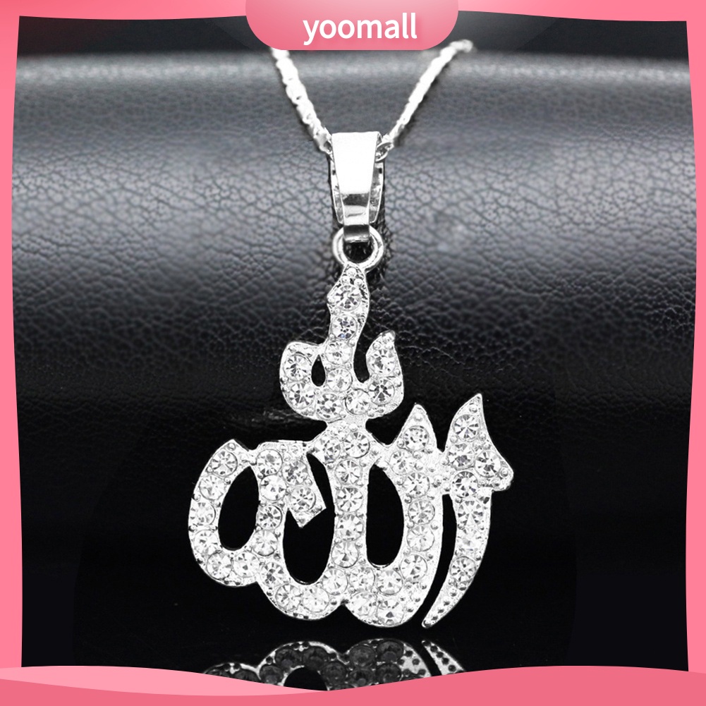 Vòng cổ Mặt Biểu Tượng Hồi Giáo Đính Đá