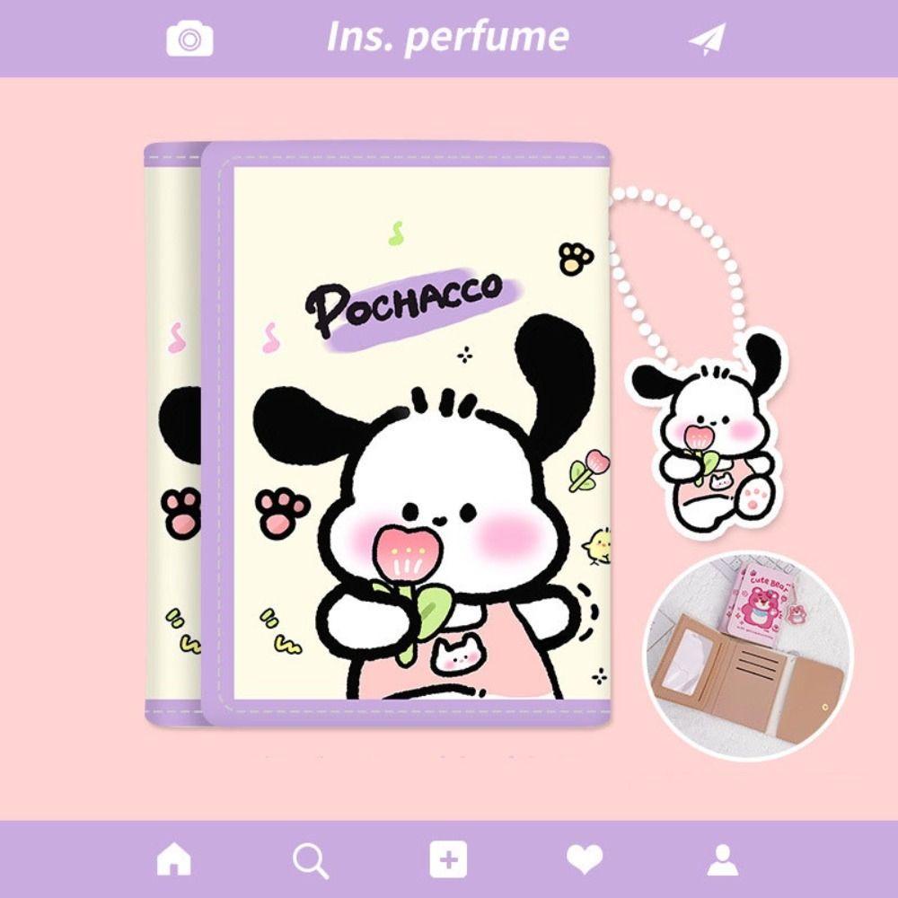 Allgoods Kuromi Ví Ngắn Gập Làm Ba Đựng Thẻ Hình Gấu Dâu Tây Cinnamoroll Dễ Thương Cho Trẻ Em