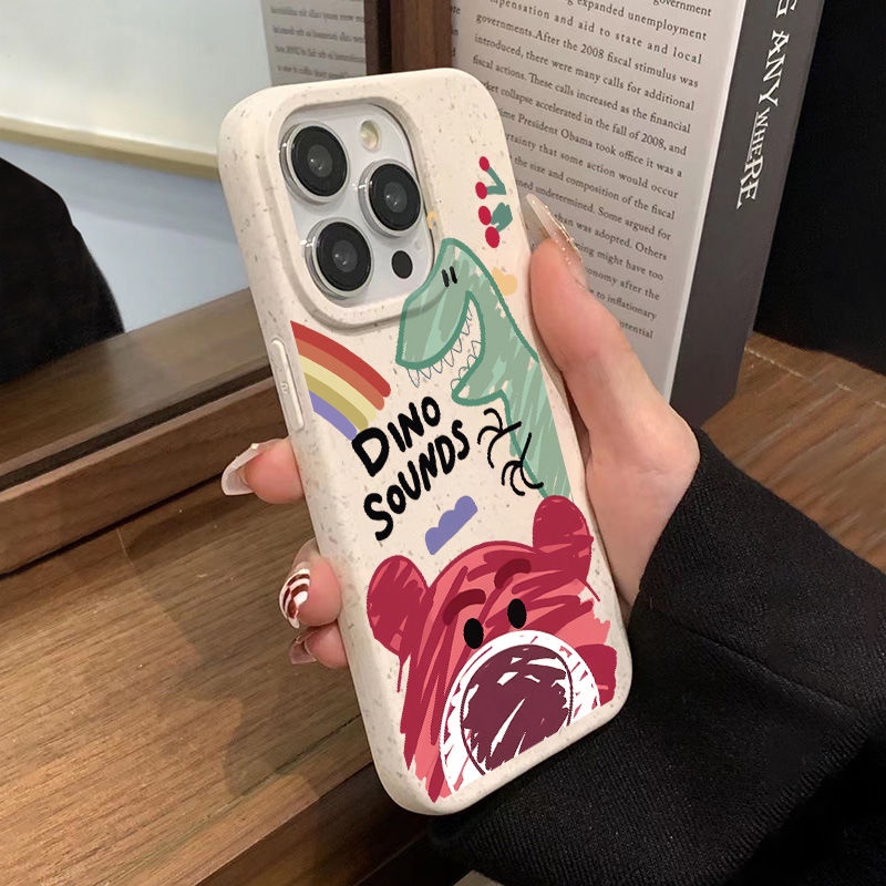 Ốp Điện Thoại Mềm Chống Sốc In Hình Khủng Long Cho Iphone 87 13 14pro 11 max 12 HX8G