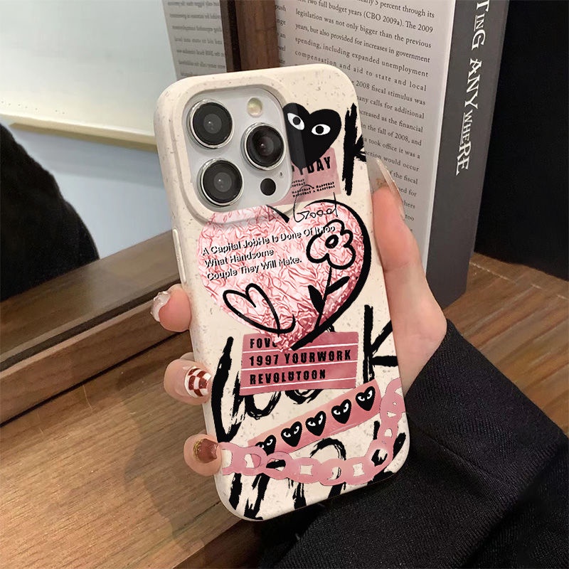 Ốp Điện Thoại Mềm Chống Sốc Màu Hồng Đơn Giản Cho Iphone 8p 7max Style 13iPhone1214pro Love 11 2UZB