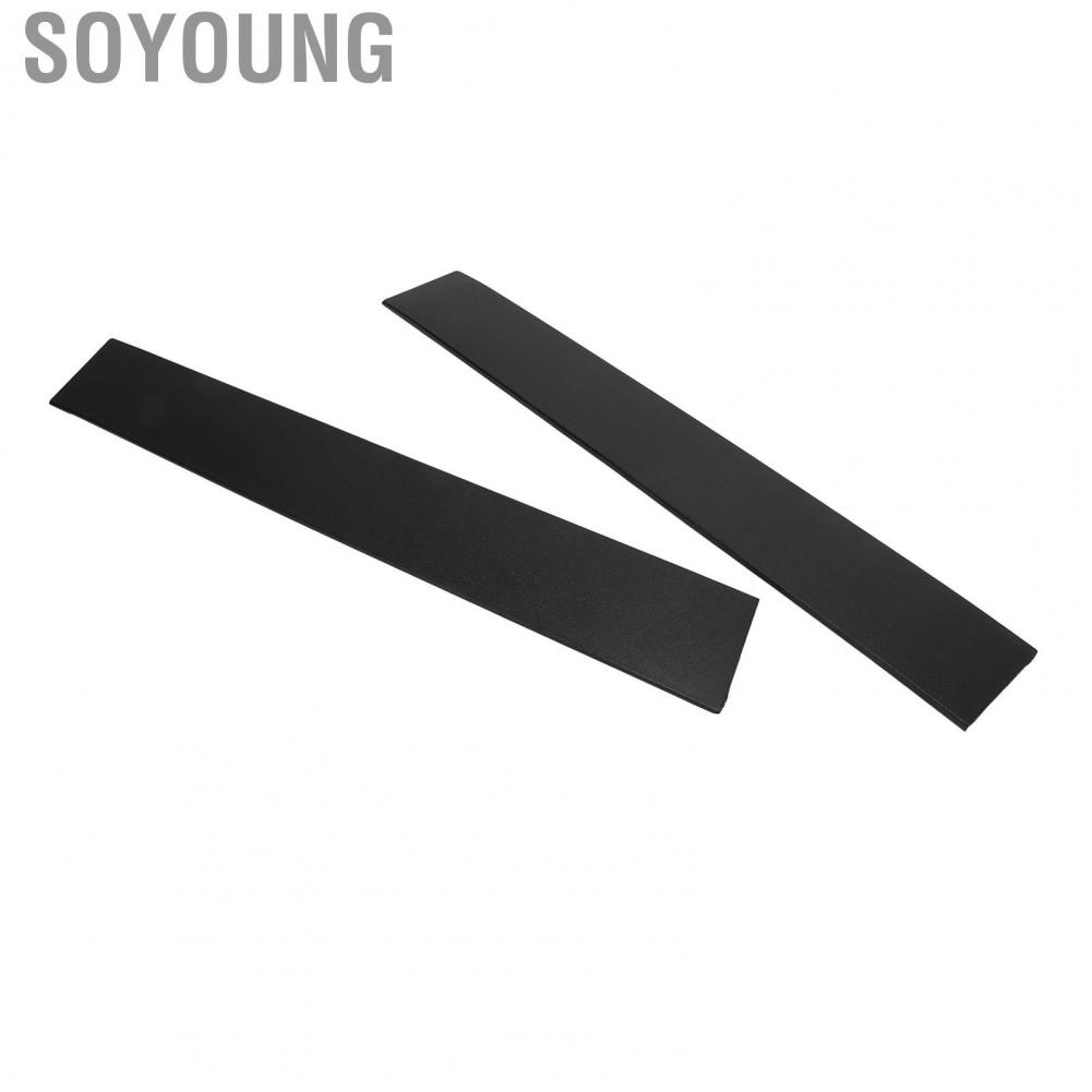 Soyoung 5020664AA Front Door B Pillar Trim Durable Easy Installation Molding 1Pair Stylish for Grand