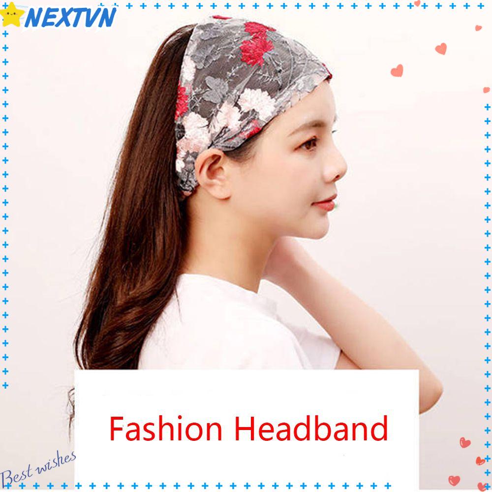 Vỏ Bọc Băng Đô Trang Điểm Thêu Họa Tiết Hình Học Đơn Giản