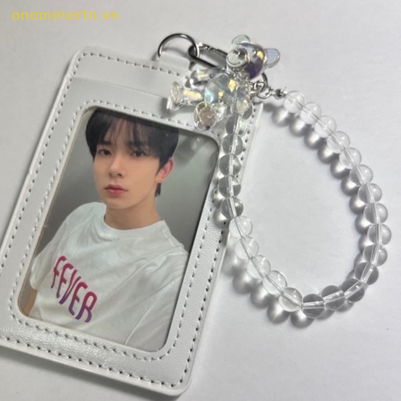 Onemetertn Móc Khóa Hình Gấu Ngồi Bằng Kim Loại Pha Lê Laser Dễ Thương