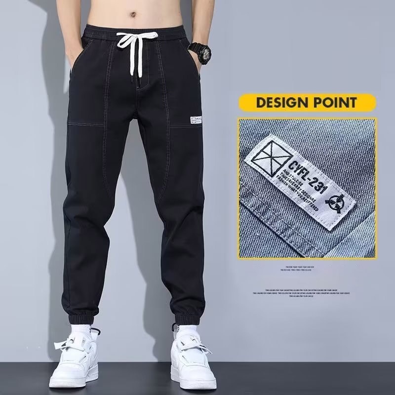 Quần Jean Dài Dáng Rộng Đơn Giản Chất Lượng Cao Cho Nam