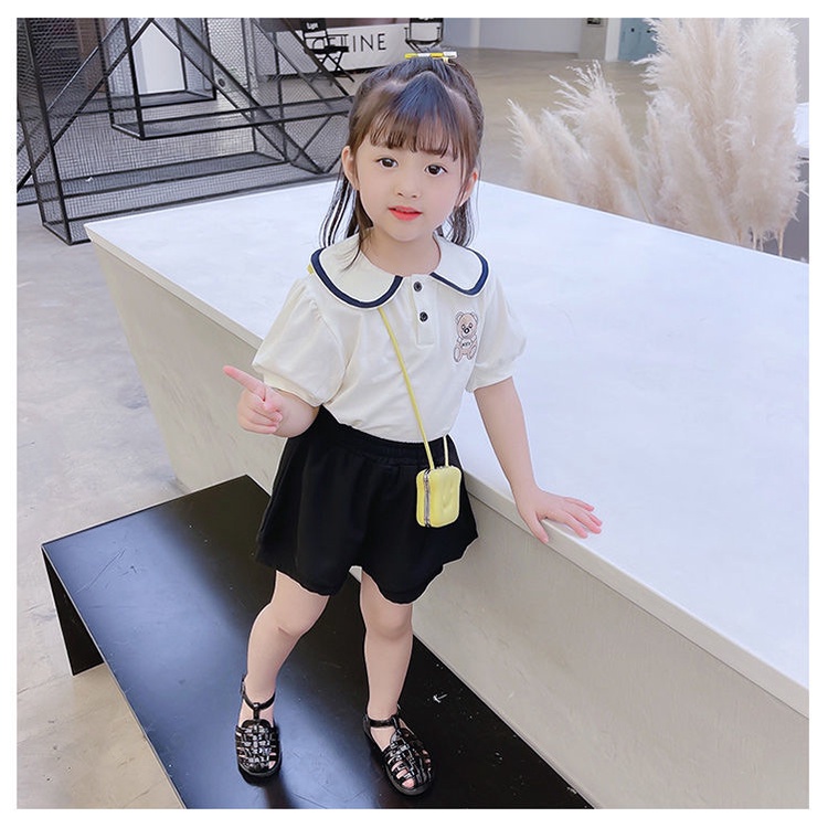 Áo Thun Tay Ngắn Cổ Tròn Mỏng Thoải Mái Thời Trang Mùa Hè Cho Bé Gái