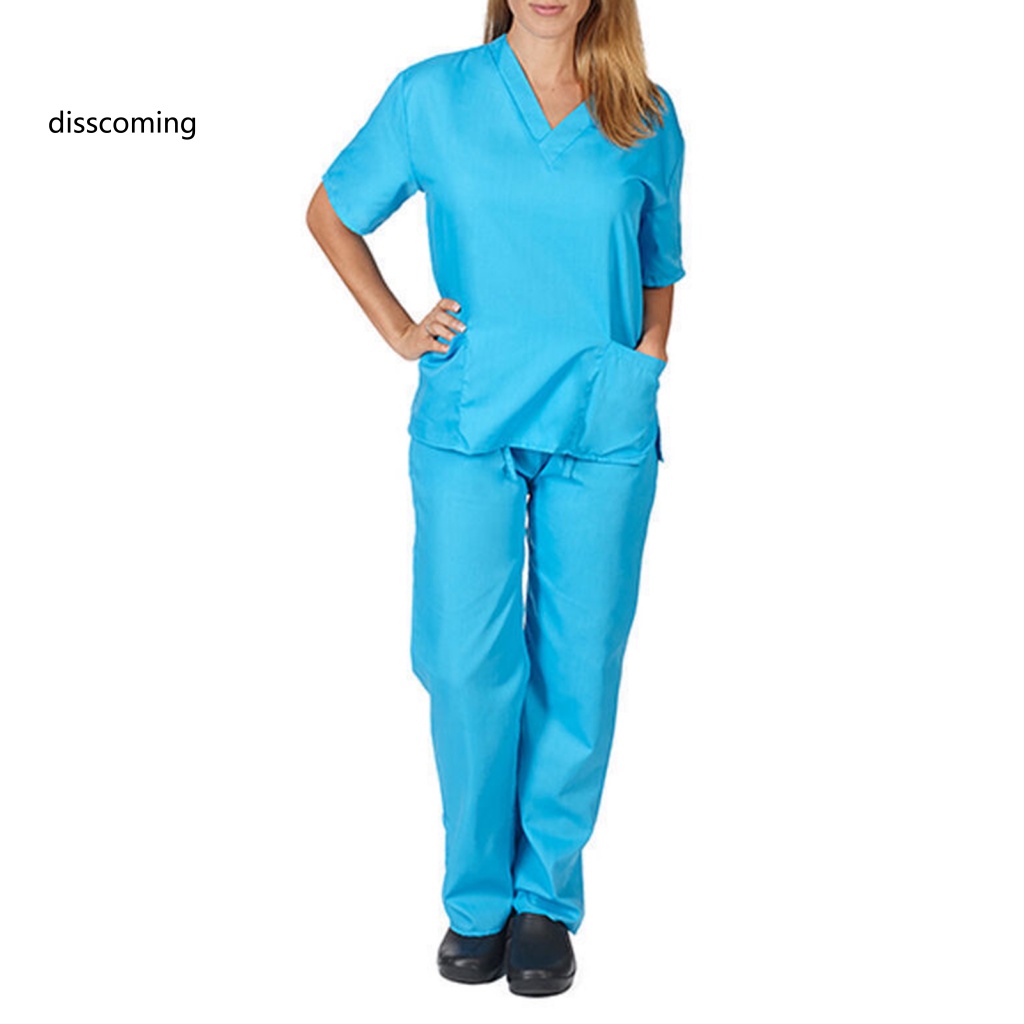 Áo Khoác Dáng Dài In Họa Tiết Cá Tính Trẻ Trung| Bộ Đồng Phục Y Tá Gồm Áo Cổ Chữ V + Quần Short Thời Trang Cho Nữ
