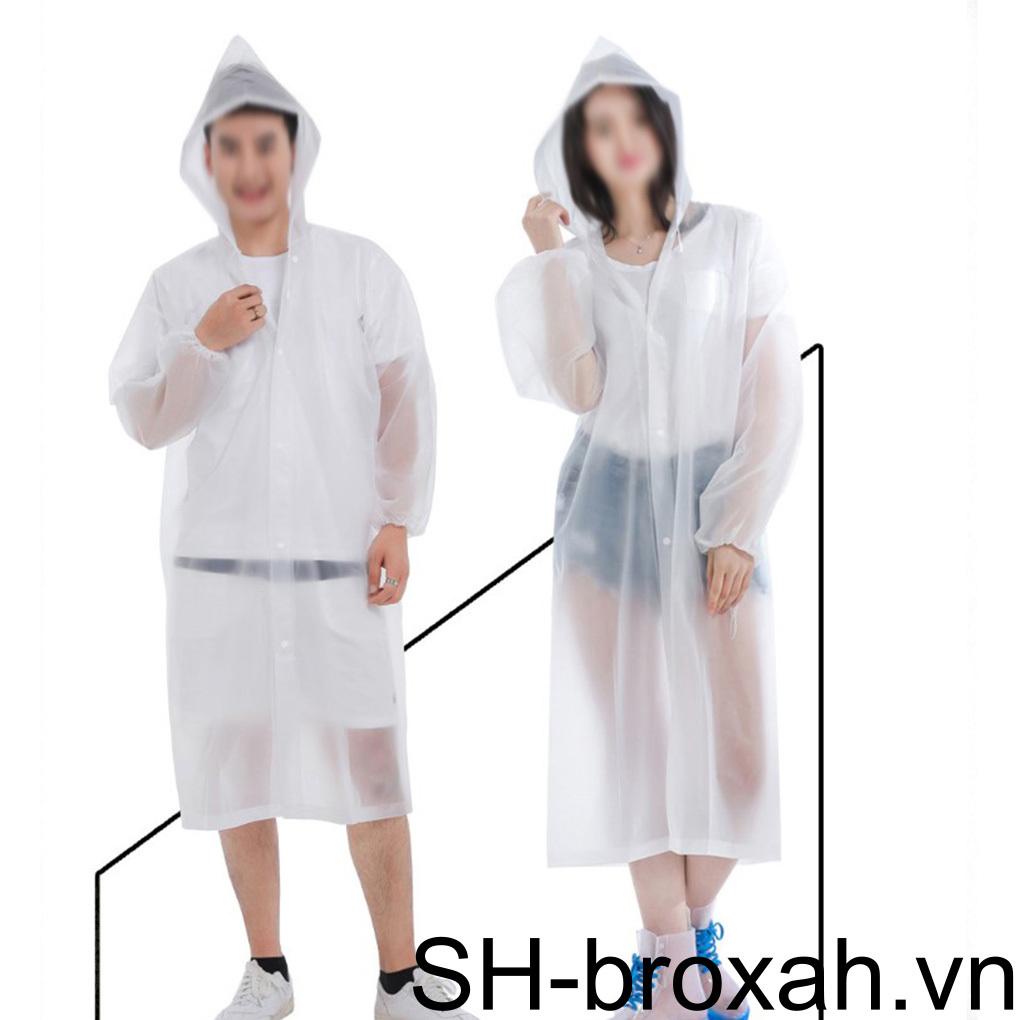 Bộ 2 Áo Mưa Đa Năng Bằng EVA Trong Suốt Tiện Dụng Cho Các Hoạt Động Ngoài Trời