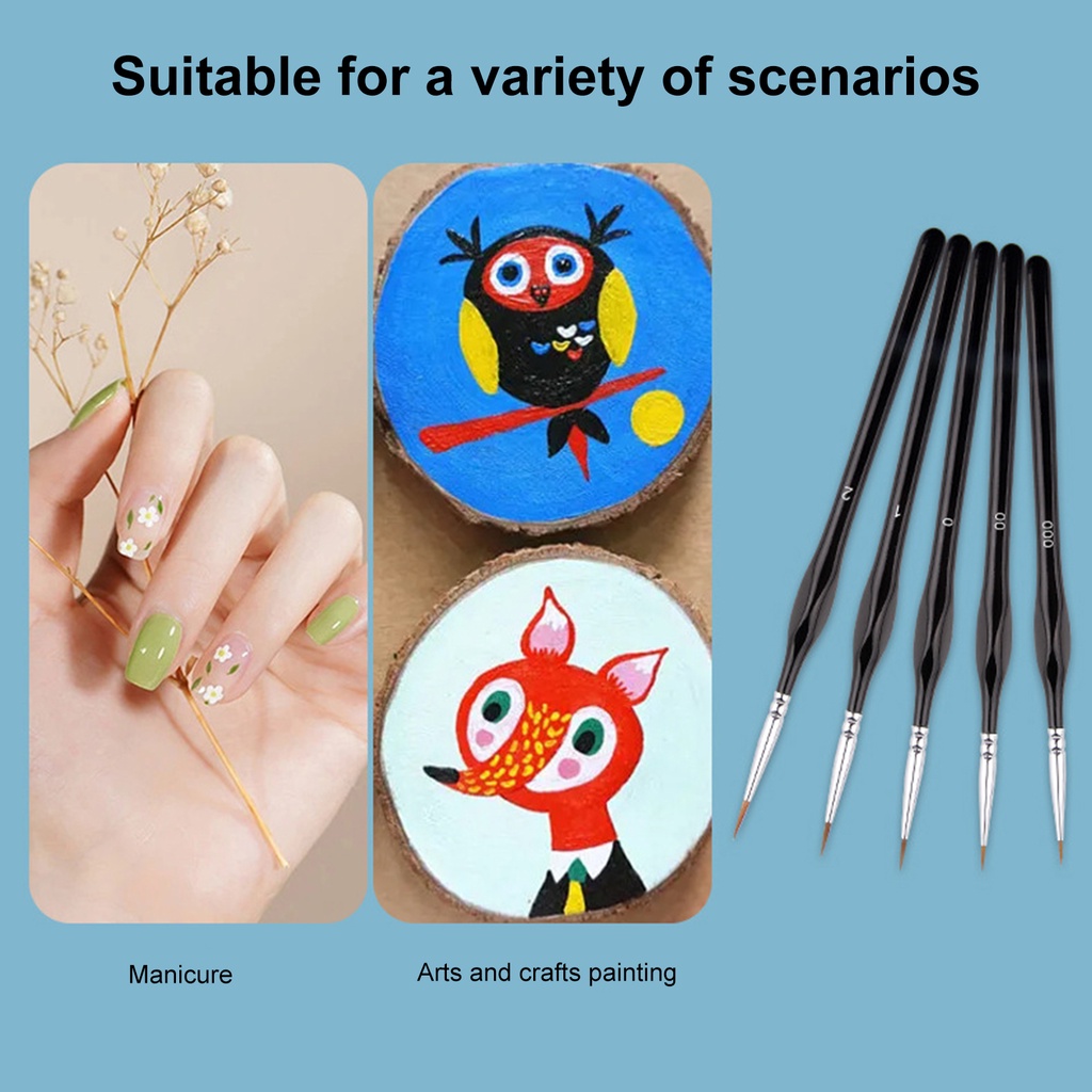 Ny-5 Bút Vẽ Đường Viền Chất Liệu Nylon Chống Rơi Độ Bền Cao Thoải Mái