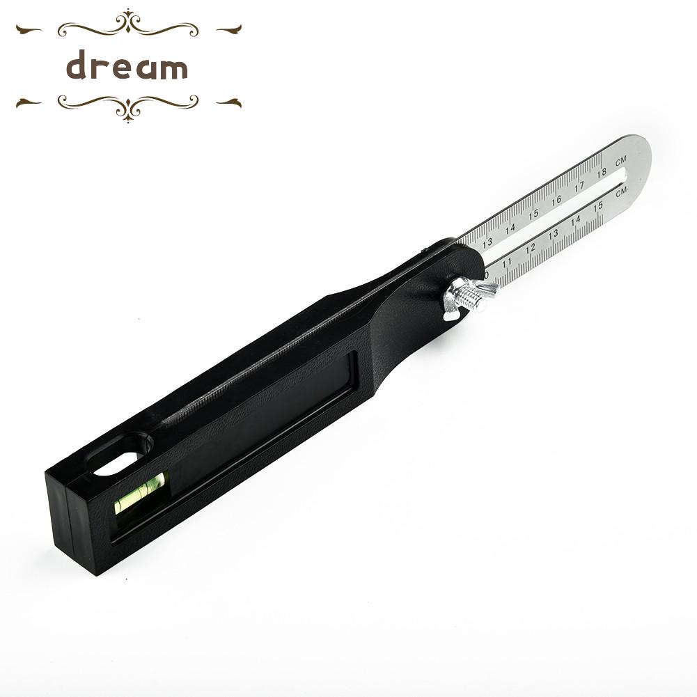 【DREAMLIFE】Angle Ruler Bevel Sliding Carpenters Gauge Angle Finder Wood Marking Tool