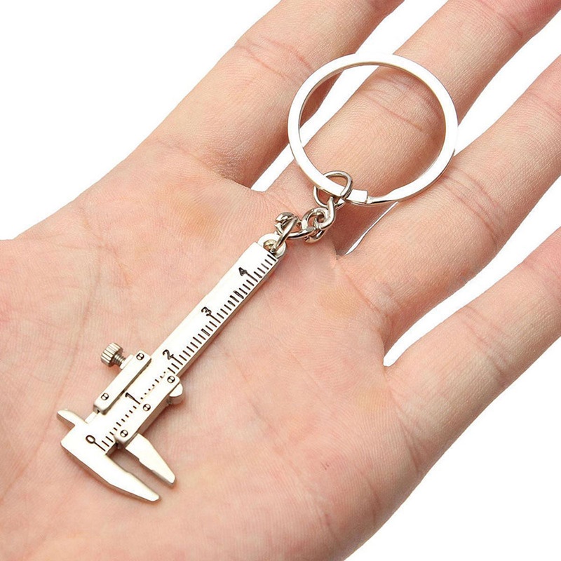 Dụng Cụ Đo Kích Thước Mini 10CM Có Móc Khóa
