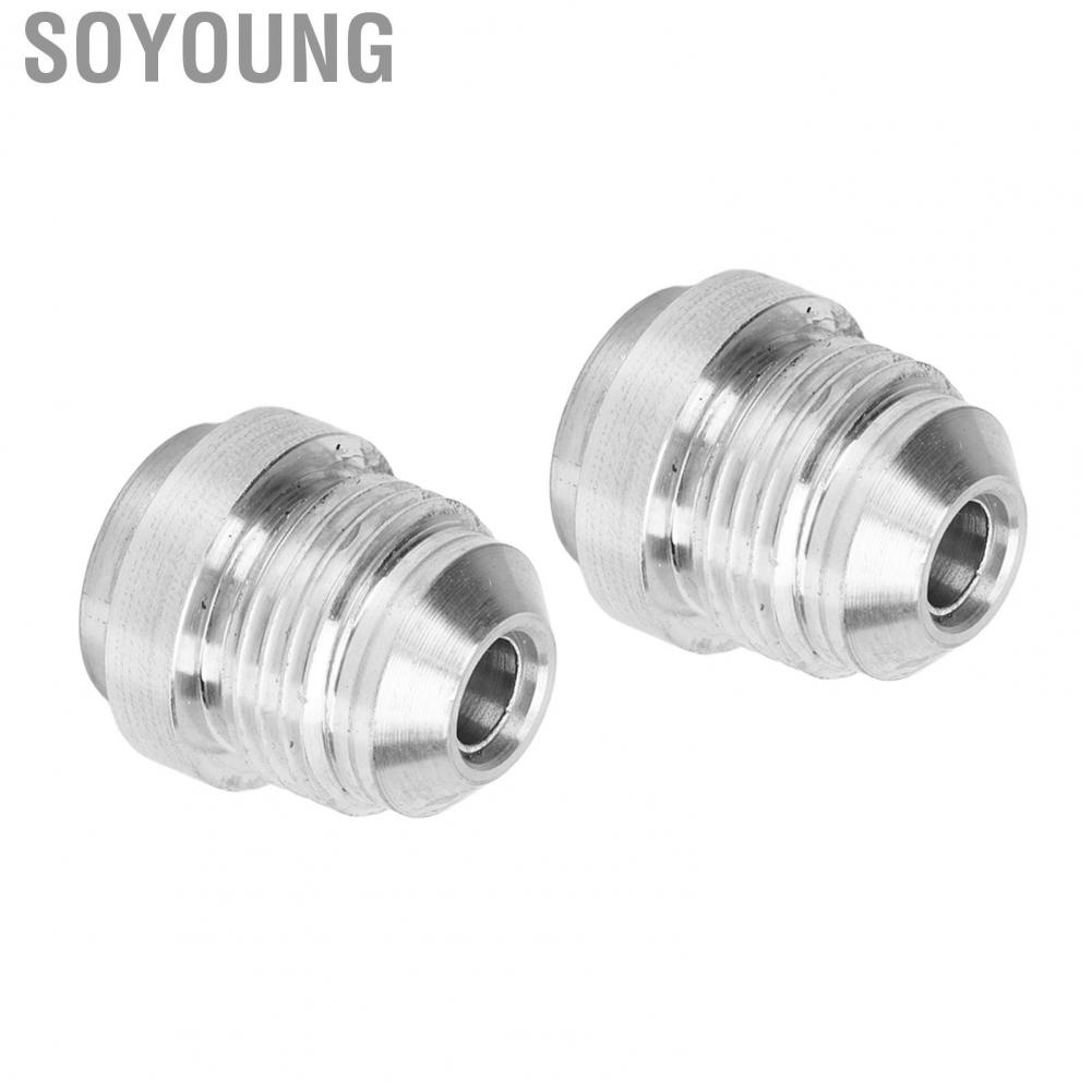 Soyoung AN8 Weld On Fitting High Strength 8AN Hose Adapter Leakage Proof Impact for Car