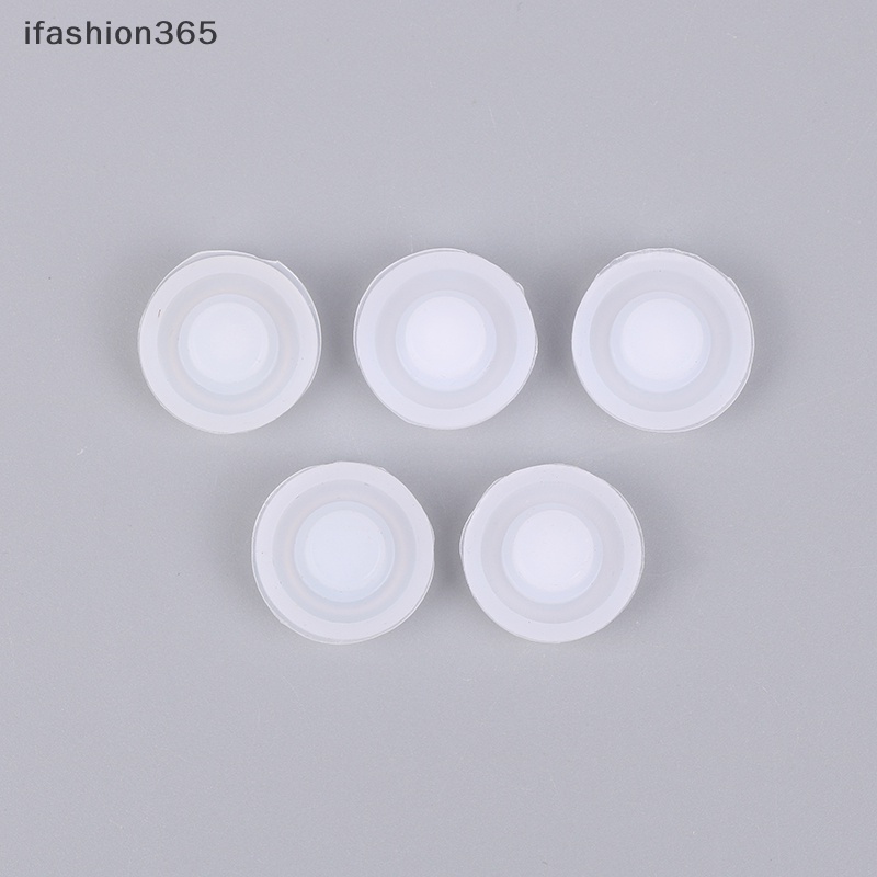 Set 5 Nắp Đậy Bình Nước / Cốc Chân Không Bằng Silicon Tiện Dụng Mang Theo Du Lịch ifashion365