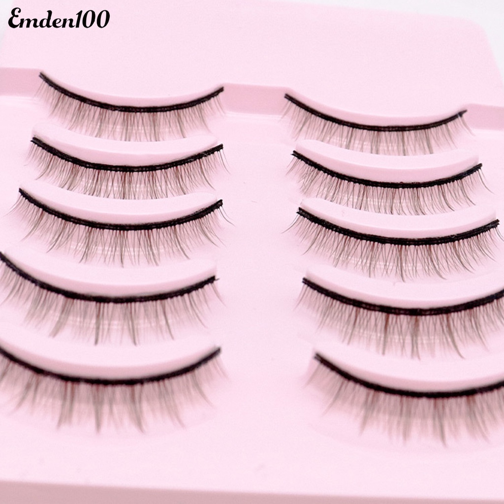 Bộ 5 Cặp Lông Mi Giả 3D Mềm Mại Cho Nữ