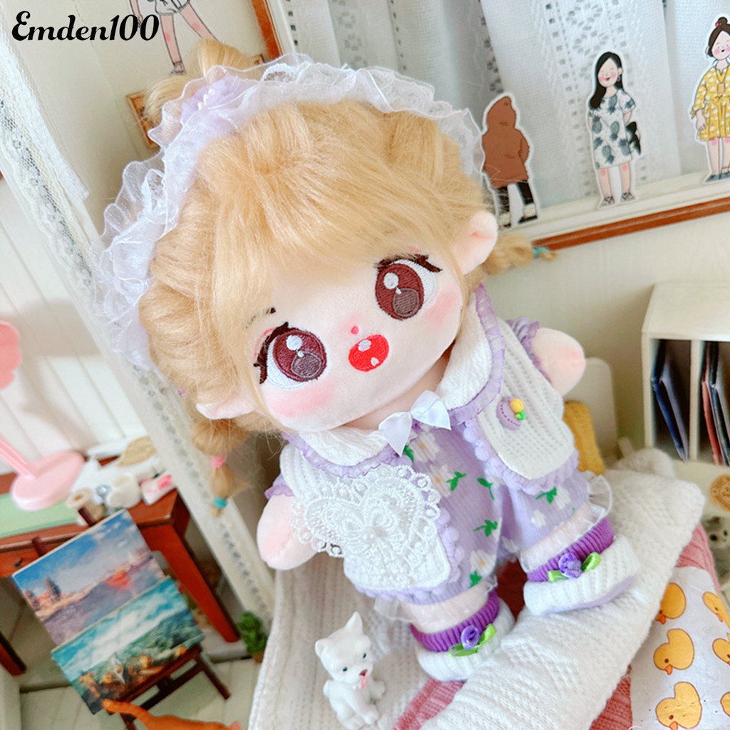 Búp Bê Nhồi Bông Emden 20cm Mắt To Dễ Thương