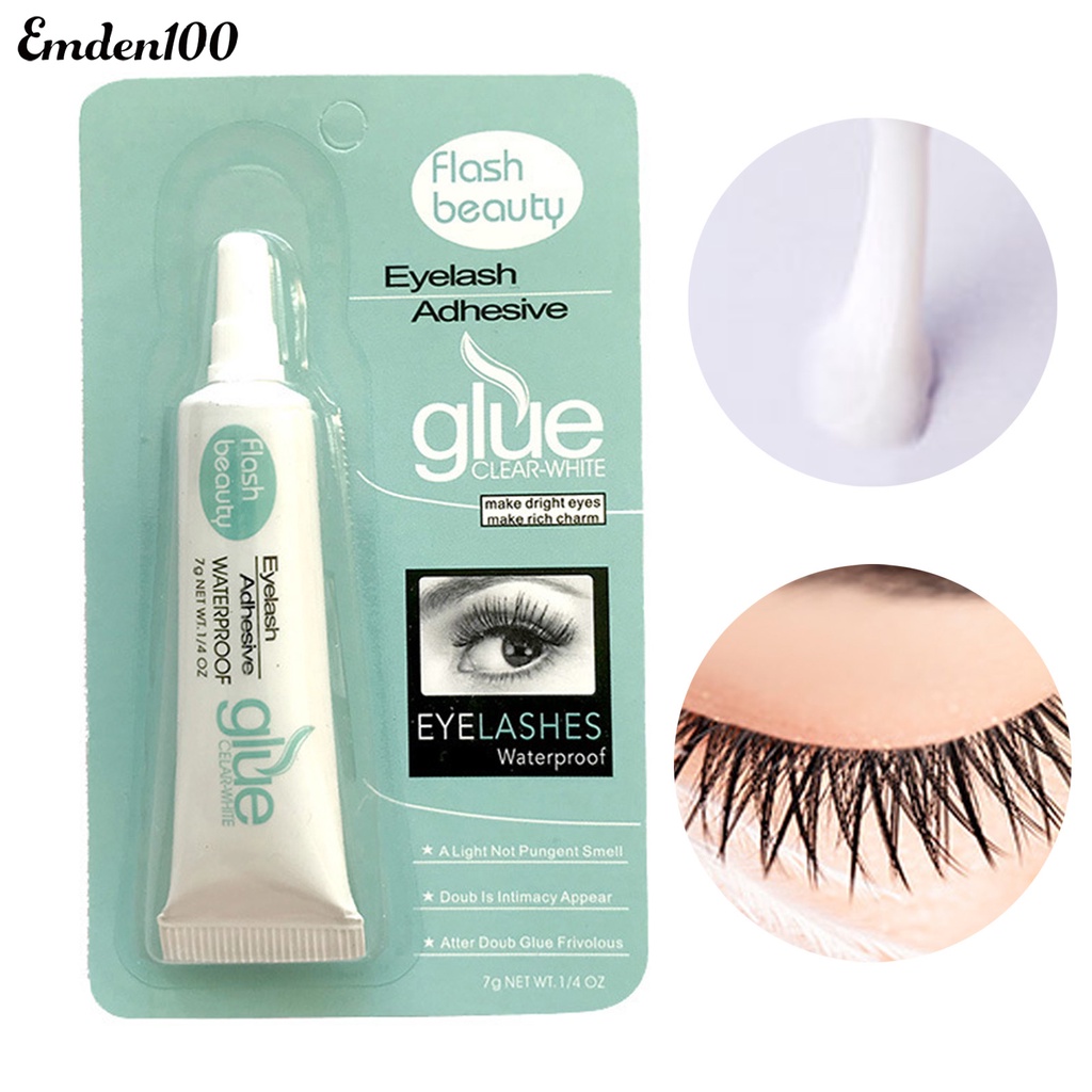 Keo Dán Lông Mi Giả Emden 7g Màu Trắng Đen Đa Năng An Toàn
