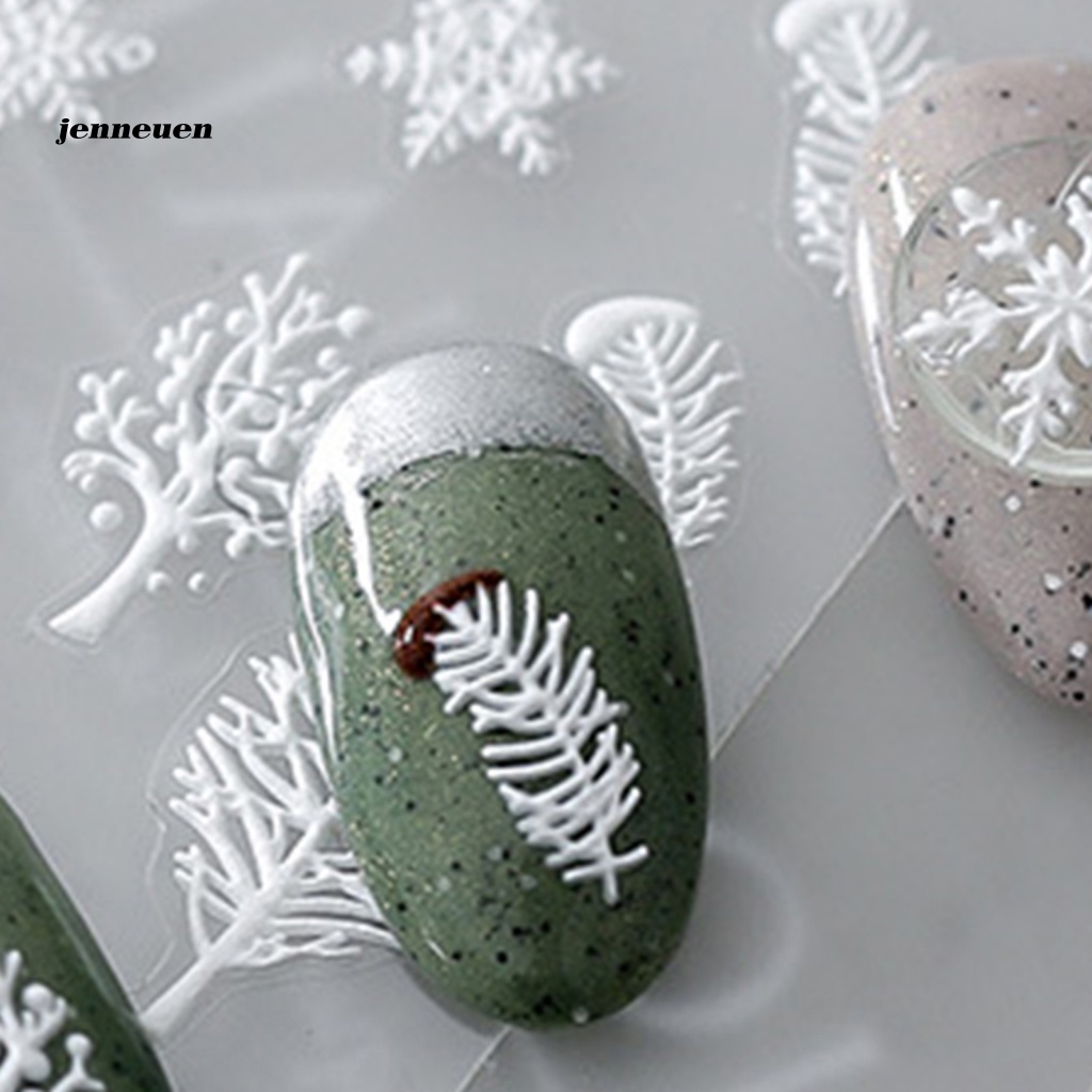 Phụ Kiện Trang Trí Móng Tay Hình Bông Tuyết Chống Rơi