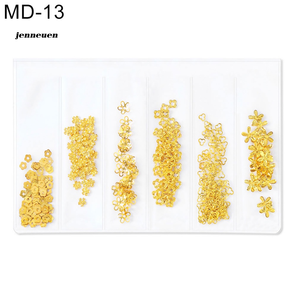 Hộp Phụ Kiện Đinh Tán Trang Trí Móng Tay Sáng Bóng Thời Trang