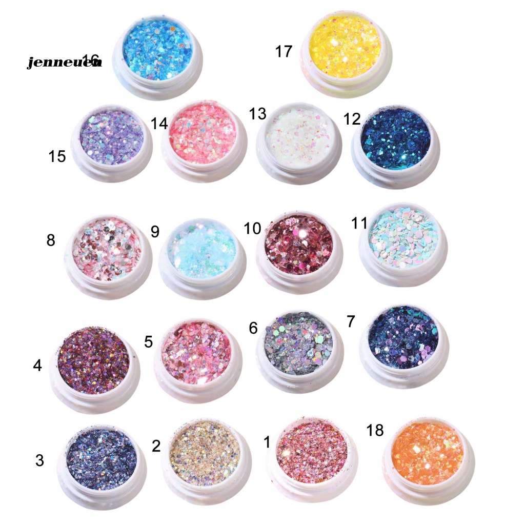 Hộp Sequin Siêu Mỏng Lấp Lánh Trang Trí Móng Tay